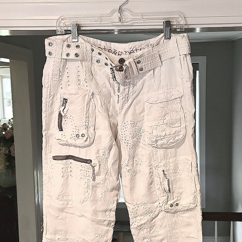 Johnny Was Pete & Greta Cargo Belted Pant 6